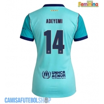 Camisa de time de futebol Barcelona Karim Adeyemi #14 Replicas 3º Equipamento Feminina 2026-27 Manga Curta